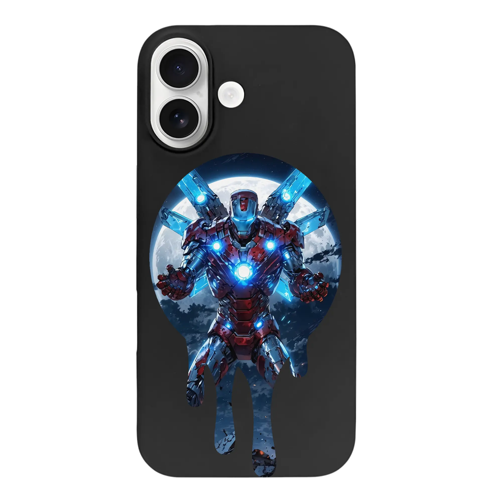 アベンジャーズ (Avenjāzu) グッズ アイアンマン（Iron Man） - iPhone 17 シリーズ シリコンケース 薄型 耐衝撃 指紋防止 ソフトタッチカバー 精密フィット 傷防止 保護ケース iPhone 17/17 Air/17 Pro/17 Pro Max 対応